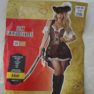 Sexy Swashbuckler Halloween Adult Female California Costumes
